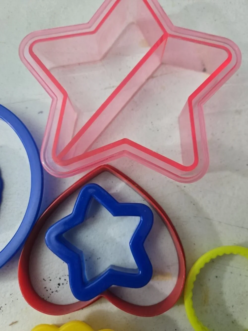 Cookie Cutters Lot 17 Plastic Assorted Shapes #1